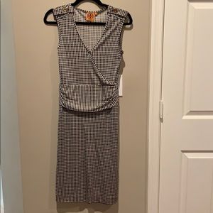 Tory Burch poke a dot blackened cream dress